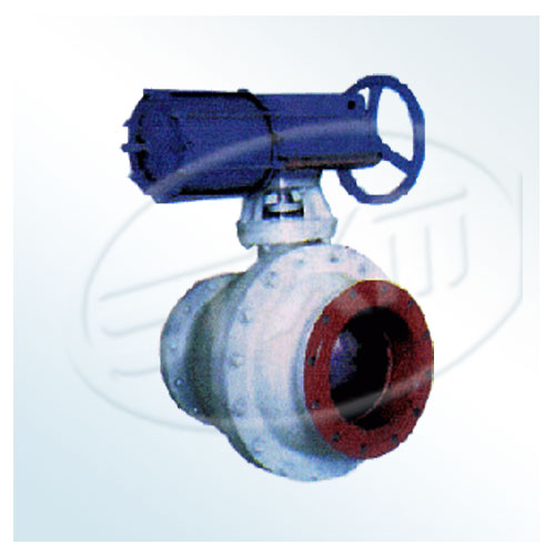 Electric discharge ball valve