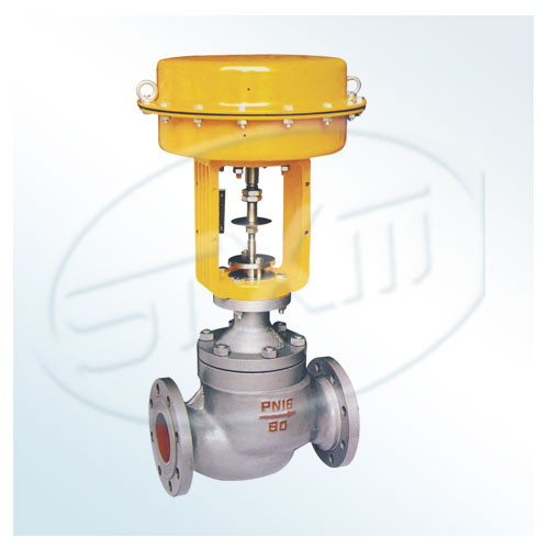 Pneumatic diaphragm through single seat, sleeve valve