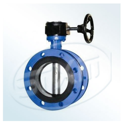 Hand wheel waterway butterfly valve