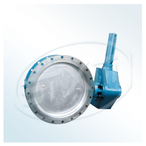 Pneumatic gas closed butterfly valve