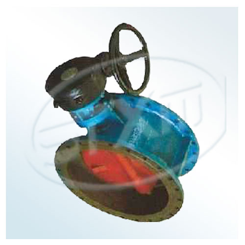 Hand wheel gas closed   butterfly valve
