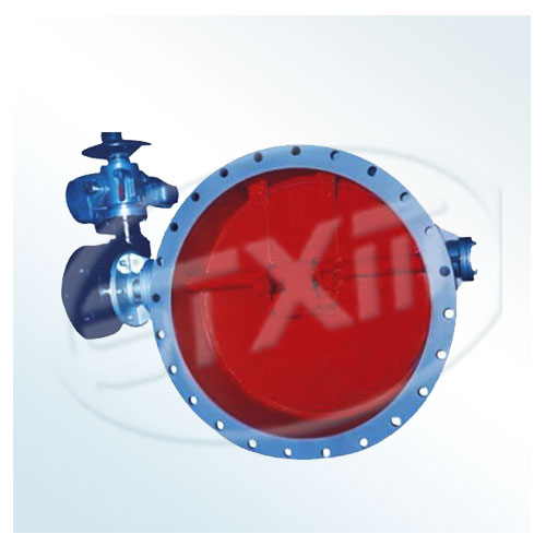 Electric three pole butterfly valve