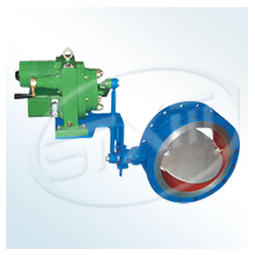 Automatically adjust butterfly valve